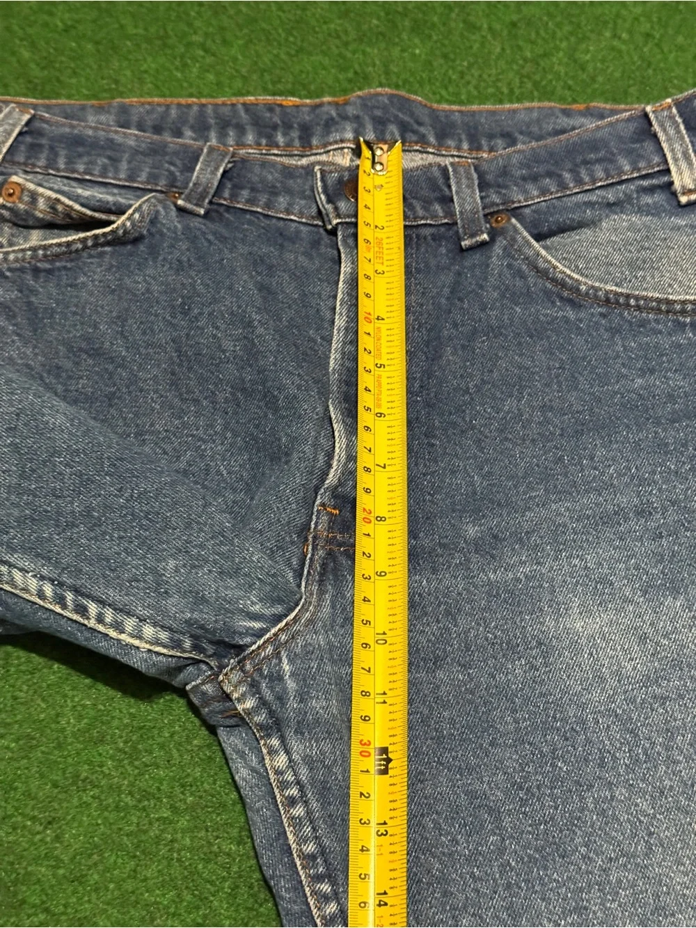 Vintage 70s Levi’s Jeans, Denim Pants Made in USA Orange Tab SF207 (34x30)